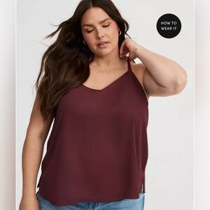 TORRID Sophie Georgette Swing Cami Size 4X